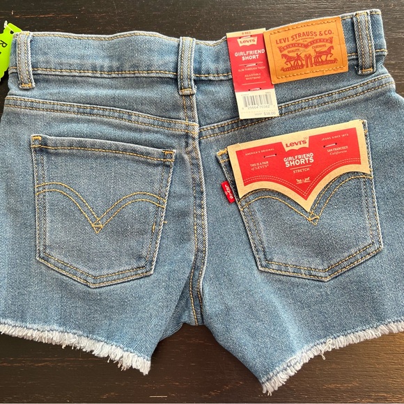 Girls Levi's® Americana Girlfriend Denim Shorts 8 - Picture 4 of 5